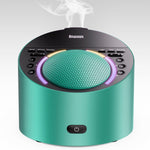 ANWOON Sound Machine And Aroma Diffuser Pro front view showcasing premium metal shell design
