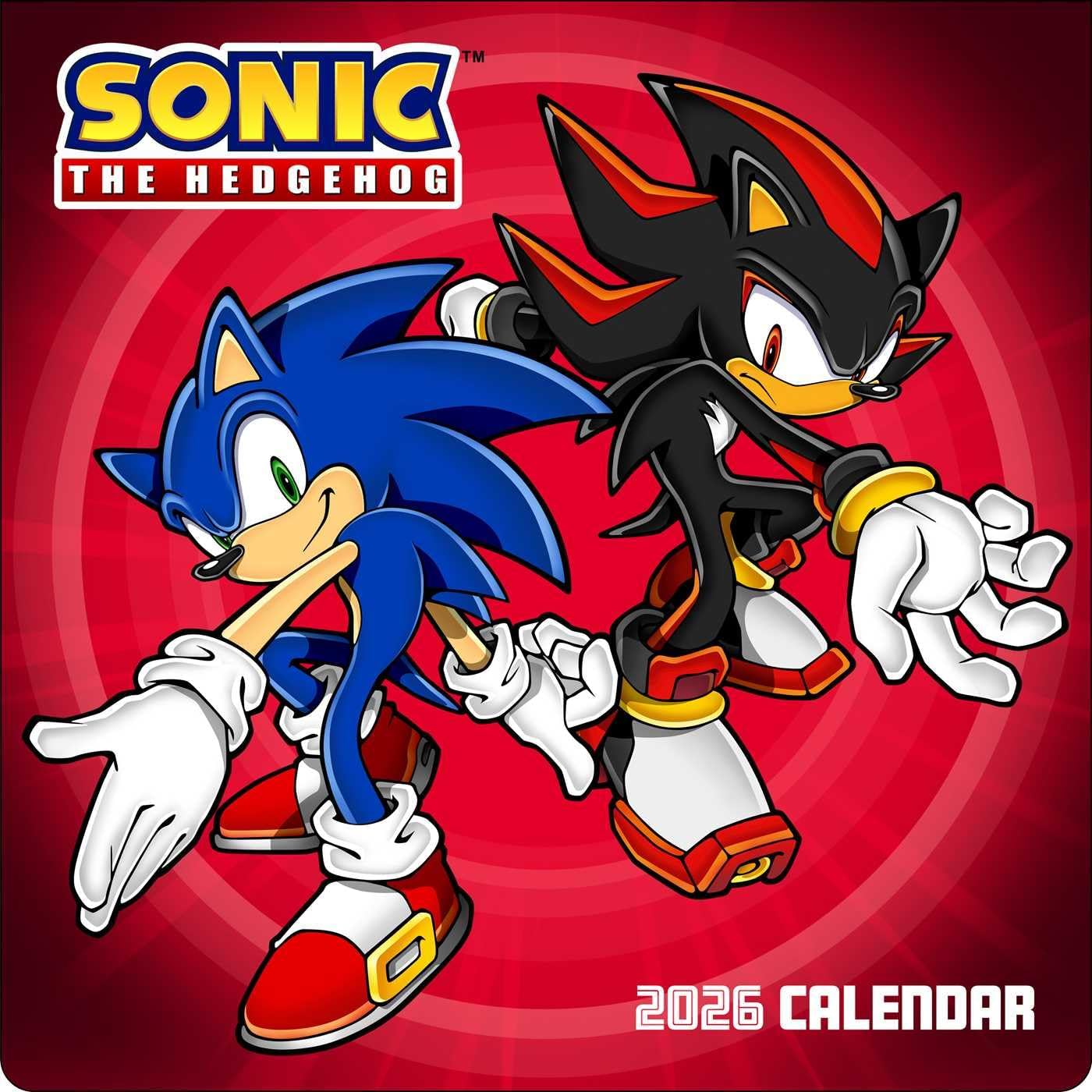 Sonic the Hedgehog 2026 Wall Calendar - Image 1