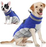 AOFITEE Dog Coat, Warm Dog Winter Coat, Reflective Turtleneck Large Dogs Jacket with Harness Built in, Turtleneck Pet Winter Jacket, Waterproof Pet Snow Jackets Fleece Vest, Pink XL - Image 9