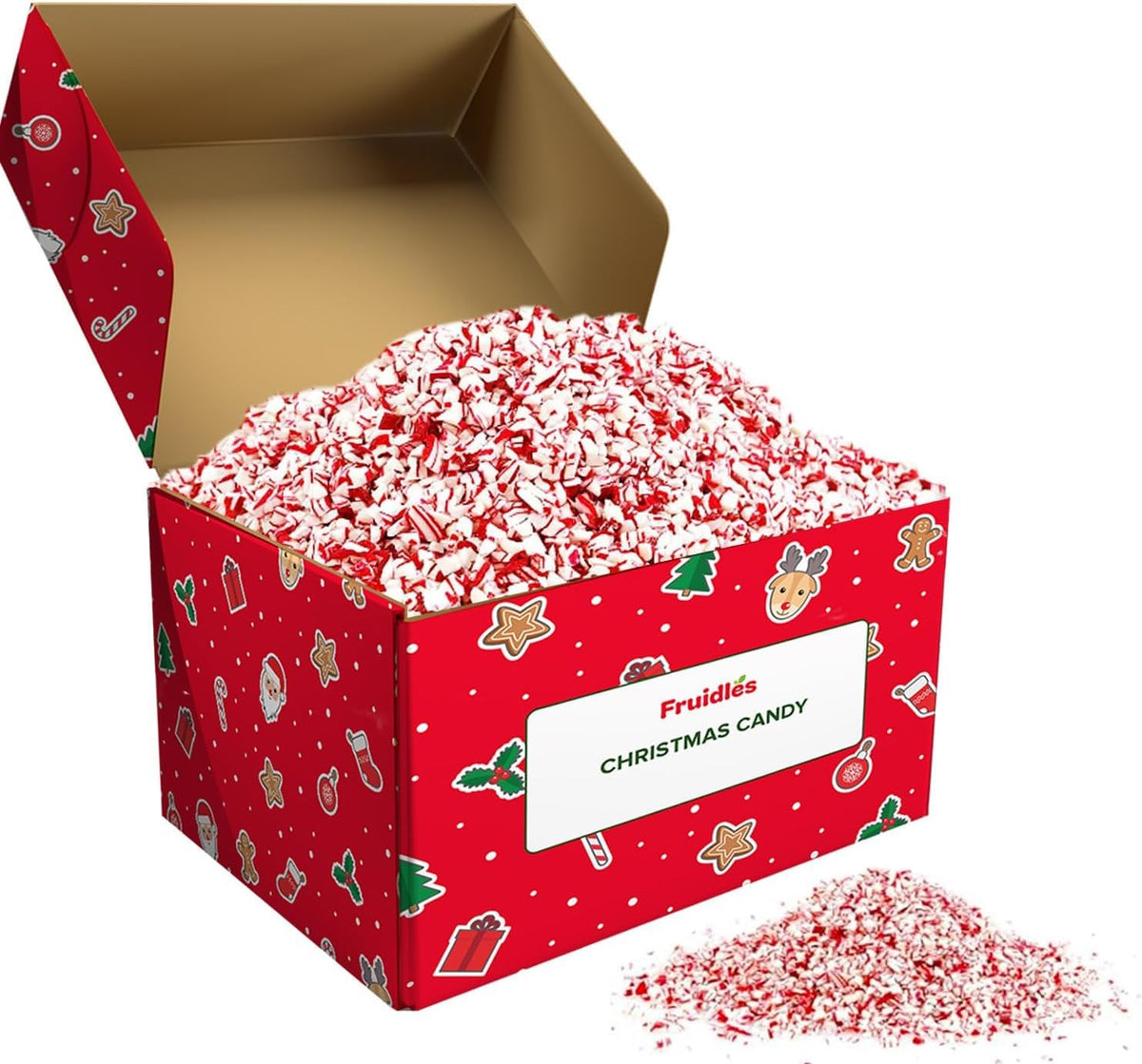 Imported USA Christmas peppermint candy sprinkles for baking