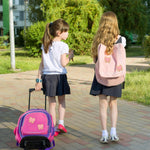 XIHIRCD decorative bow patch styled on backpack