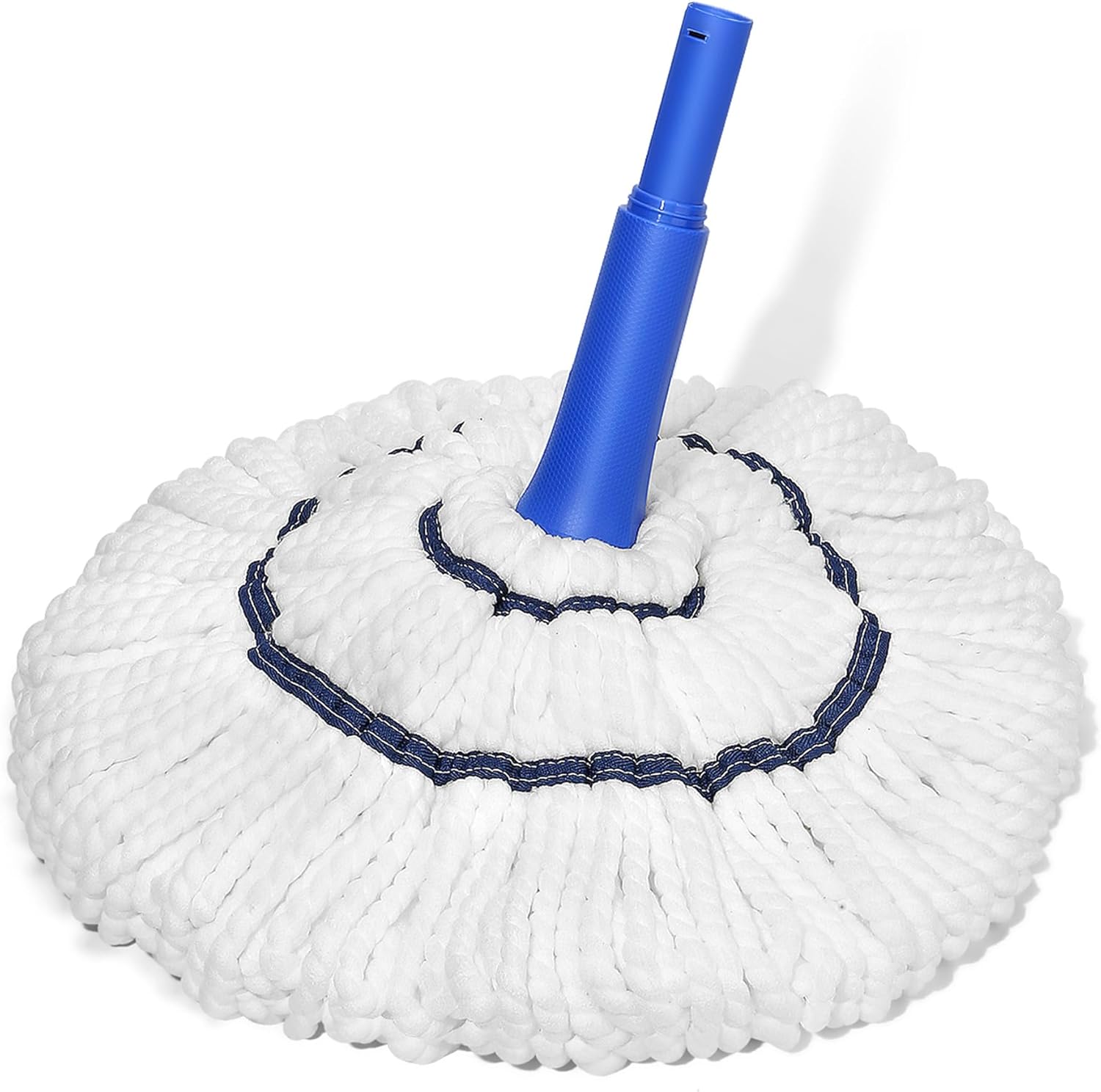 BUVE self wringing twist mop replacement head front view premium floor cleaning accessory