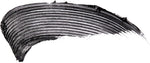 Authentic Milani imported black mascara showing the precision brush bristles