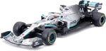 Bburago Mercedes AMG Petronas F1 W10 front view miniature model car