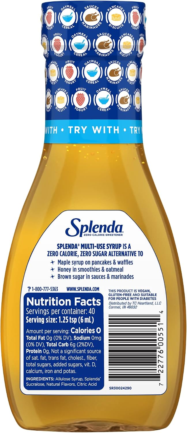 Splenda Multi-Use Allulose Syrup, 8oz Bottle - Image 9