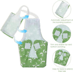 Four pieces of washable bird clothes laid flat in medium size
