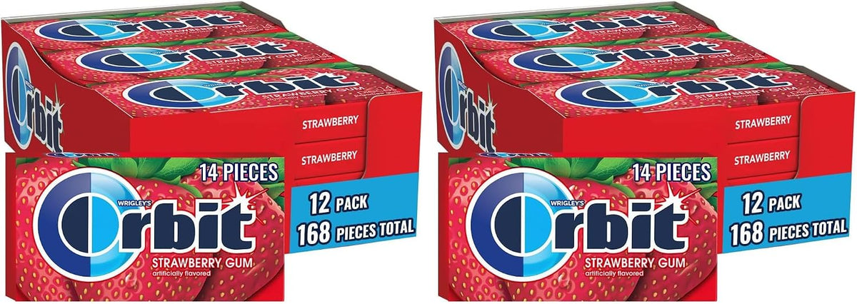 ORBIT Sweet Mint Sugar Free Individually Wrapped Chewing Gum Mint Bulk Box , 12 Packs of 14-Pieces (168 Total Pieces) - Image 14