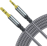 Mcsper 3.5mm to 2.5mm aux audio cable front view