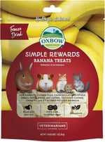 Oxbow Simple Rewards Apple Banana Treats, Timothy Hay Guinea Pig & Bunny Treats, Pet Snack, Made with Oxbow Guinea Pig Hay, Made in USA, Timothy for Rabbit, 3 oz Bag - Image 14