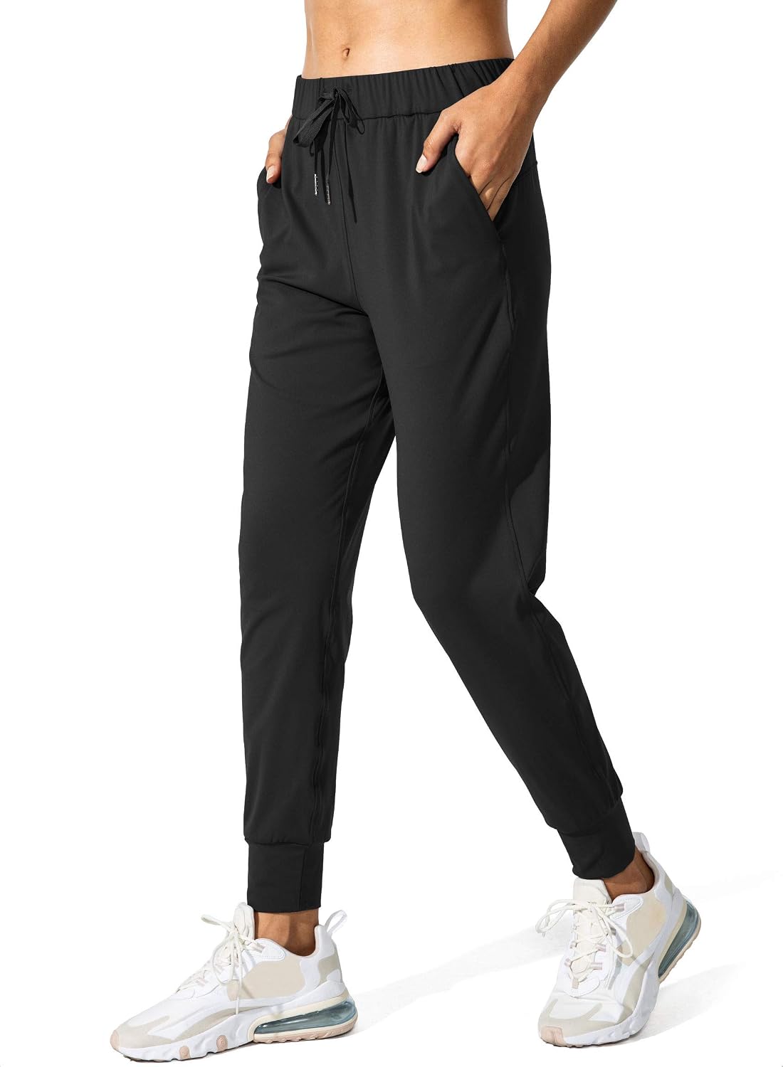 SANTINY Women's Joggers Pants front view activewear