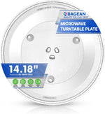 Bagean microwave plate replacement front view