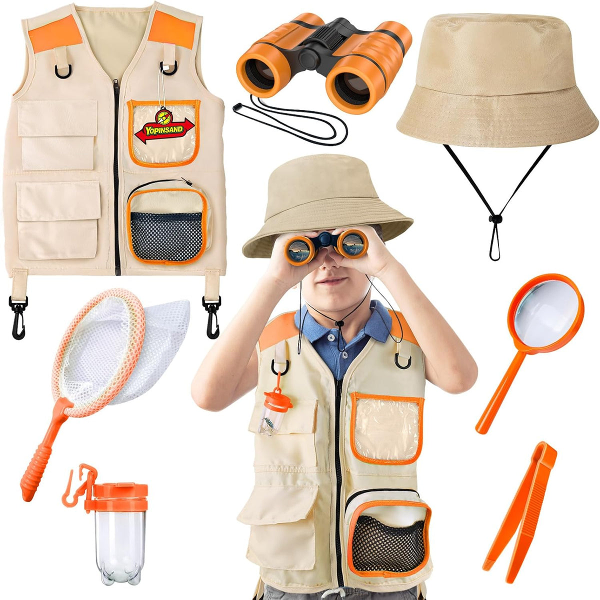 Yopinsand kids explorer kit and bug catcher set front view