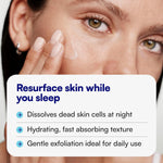 Side view of Bliss Renew And Smooth Night Serum bottle