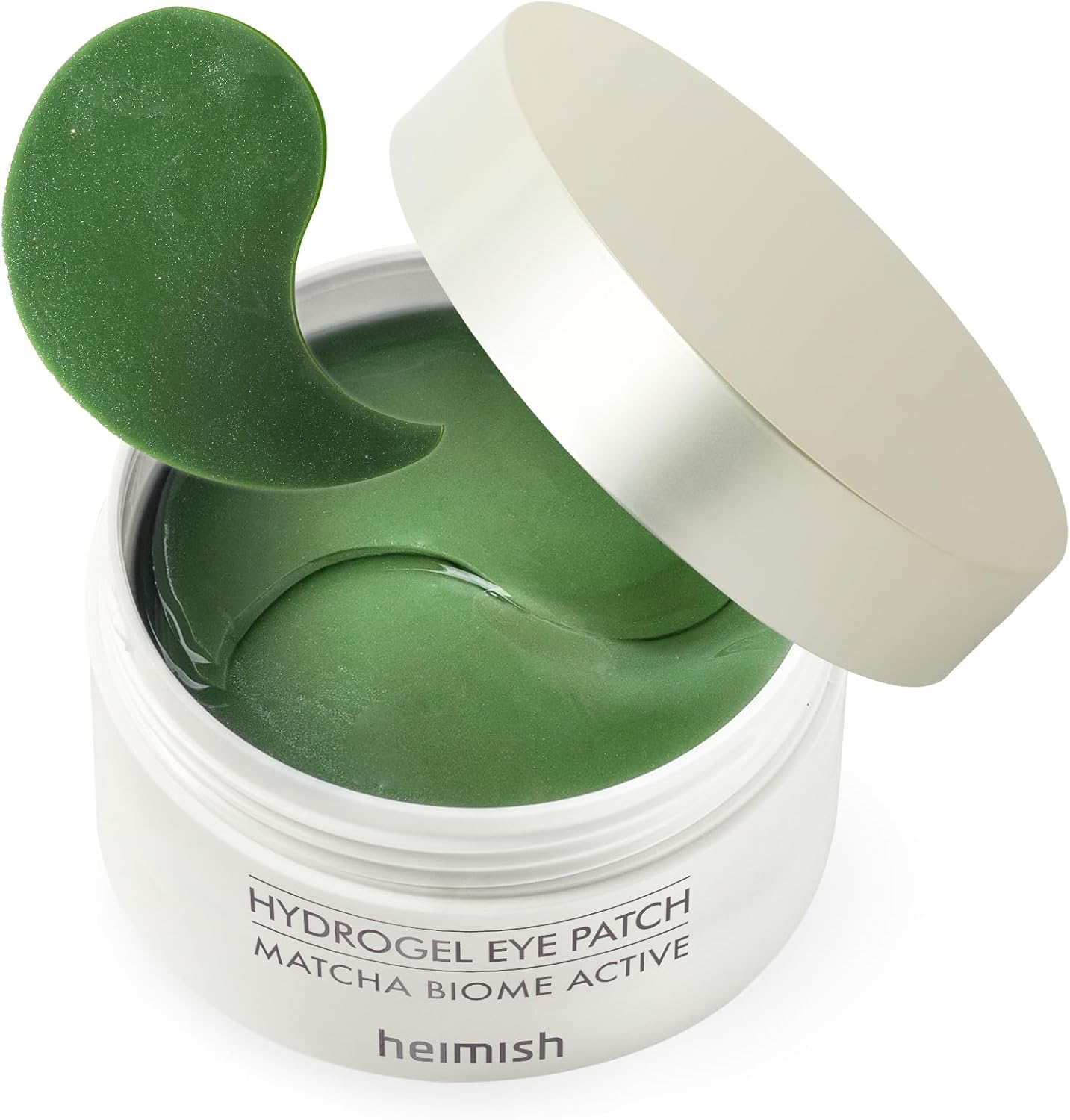 HEIMISH Matcha Biome Hydrogel Eye Patch - Anti Aging Under Eye Patches, Hydrating, Firming, Calming & Soothing Eye Mask with Matcha, Probiotics, for Dark Circles, Puffiness & Wrinkles, 1.4g/60ea - Image 1