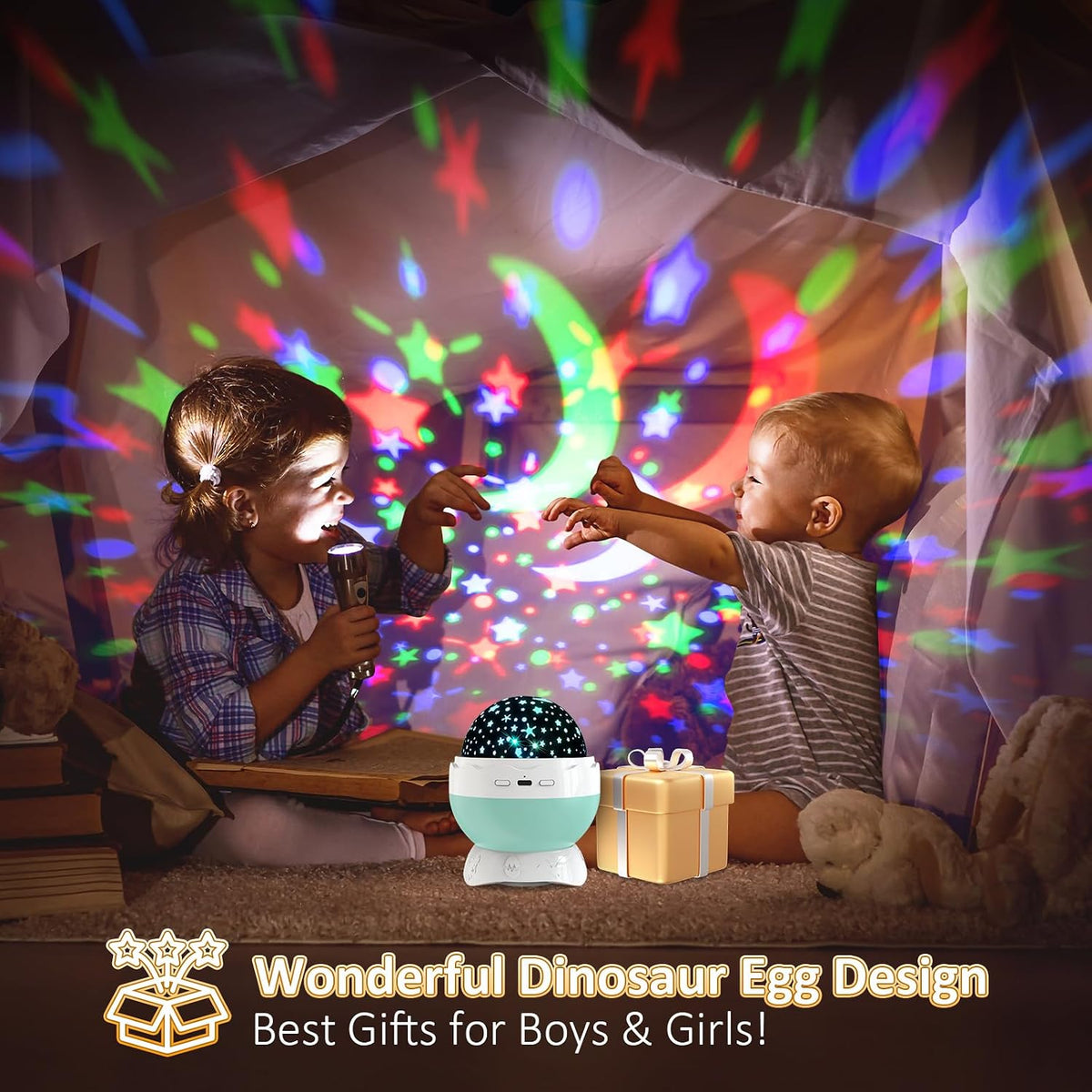 Artidoo star projector packaging and contents overview