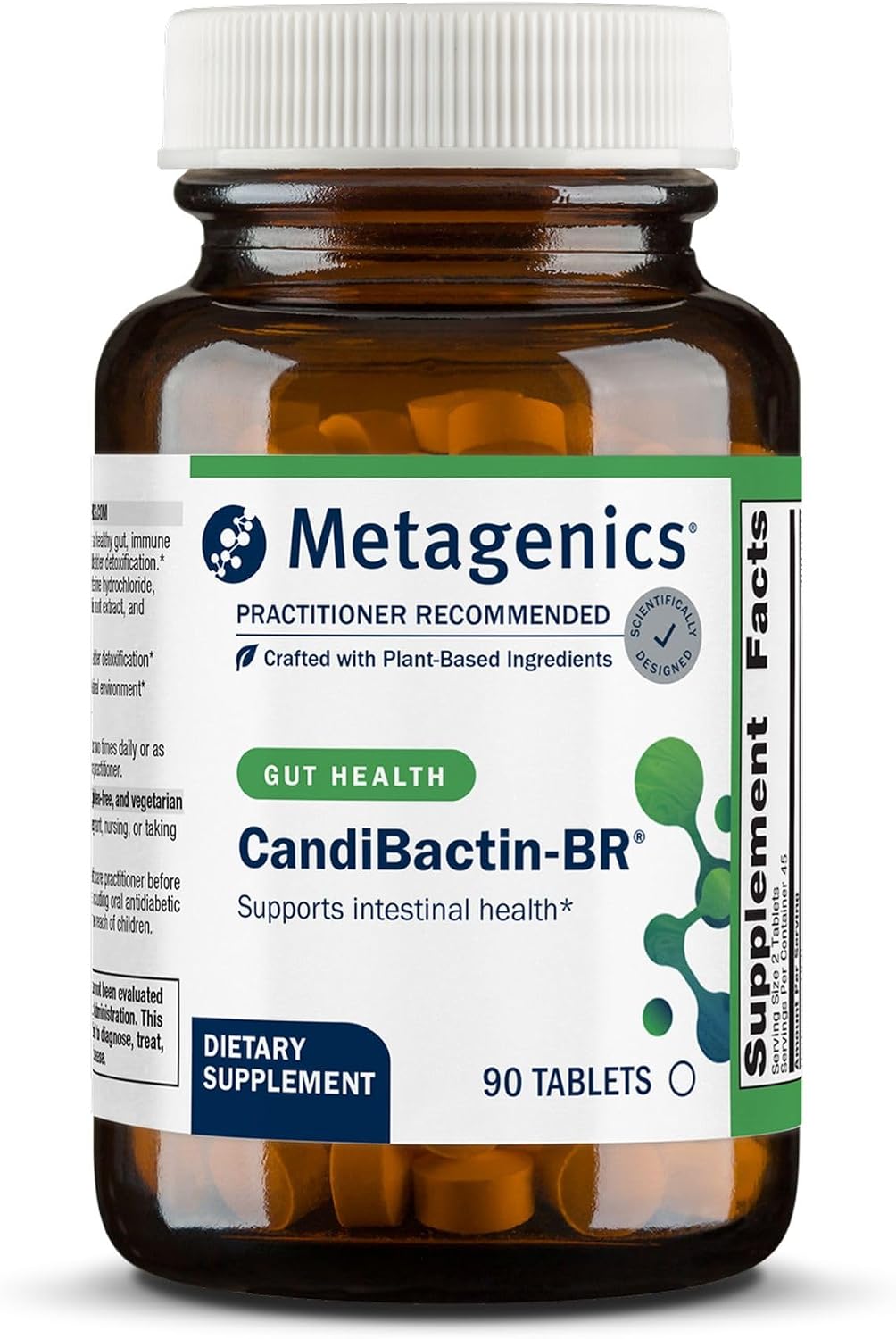 Metagenics CandiBactin BR bottle front view for gut health