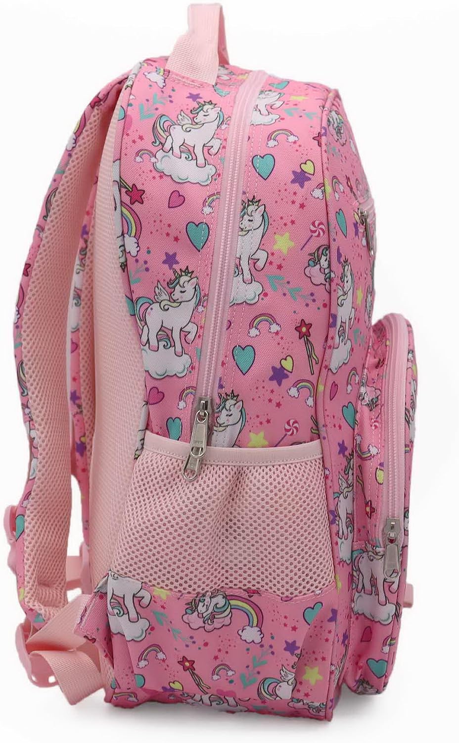 Dibsies unicorn adventure collection backpack flat lay design
