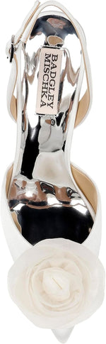 Badgley Mischka Carlise sole view with luxury finish