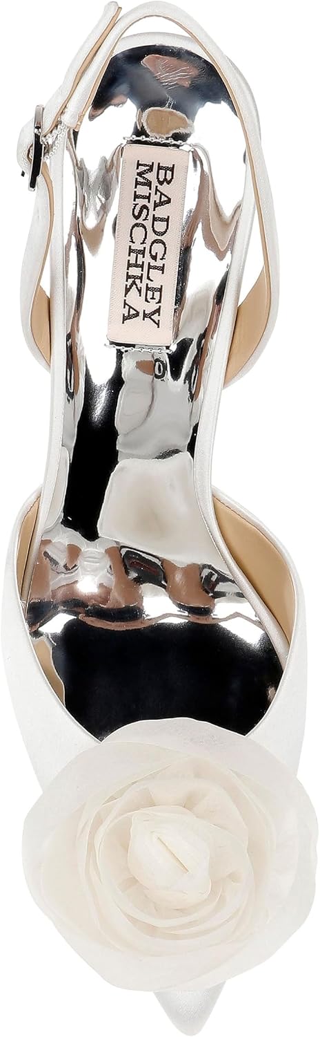 Badgley Mischka Carlise sole view with luxury finish