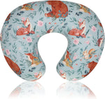 Purple Floral Nursing Pillow Cover, Breastfeeding Pillow Slipcover for Baby Boys & Girls, Nursing Pillow Case for Newborn, Soft Fabric Fits Snug On Infant, Washable & Breathable, Watercolor Flower - Image 11