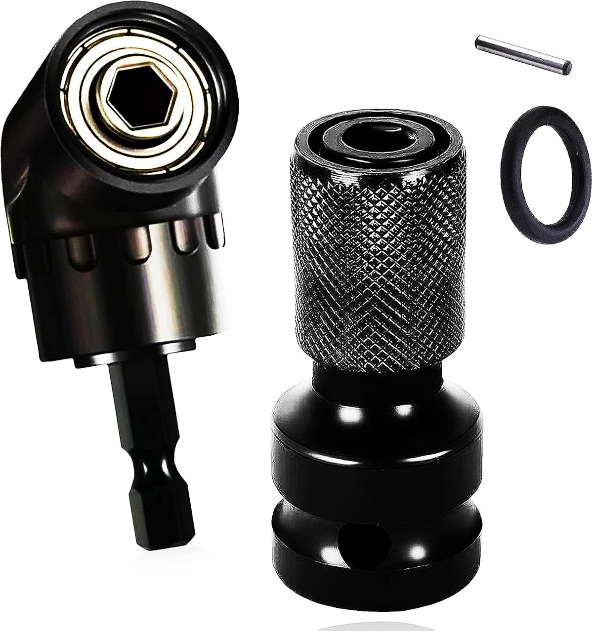 Uayeatye right angle drill attachment front view