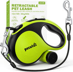 Pecute retractable dog leash with chew-proof cable front view