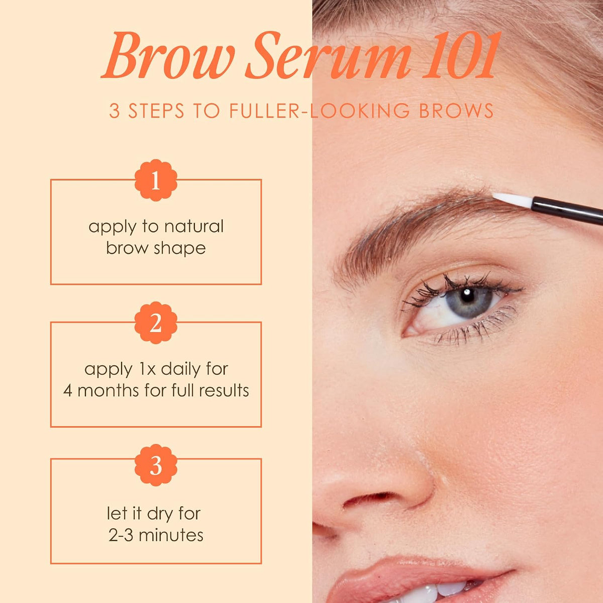 Grande Cosmetics GrandeBROW packaging showing product volume details