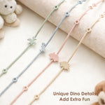 Andy Bear toddler bottle straps secured on a high chair