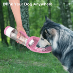 Uppetly dog food container detached bottom compartment view