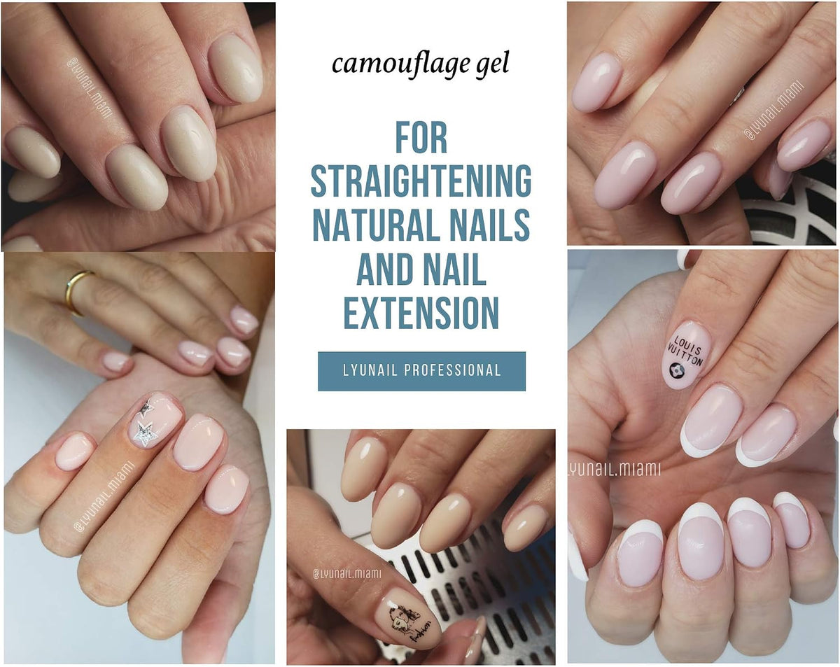 LYUNAIL Professional Camouflage Gel Dark Pink gel consistency preview