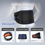 Comfytemp wireless heated waist belt on body