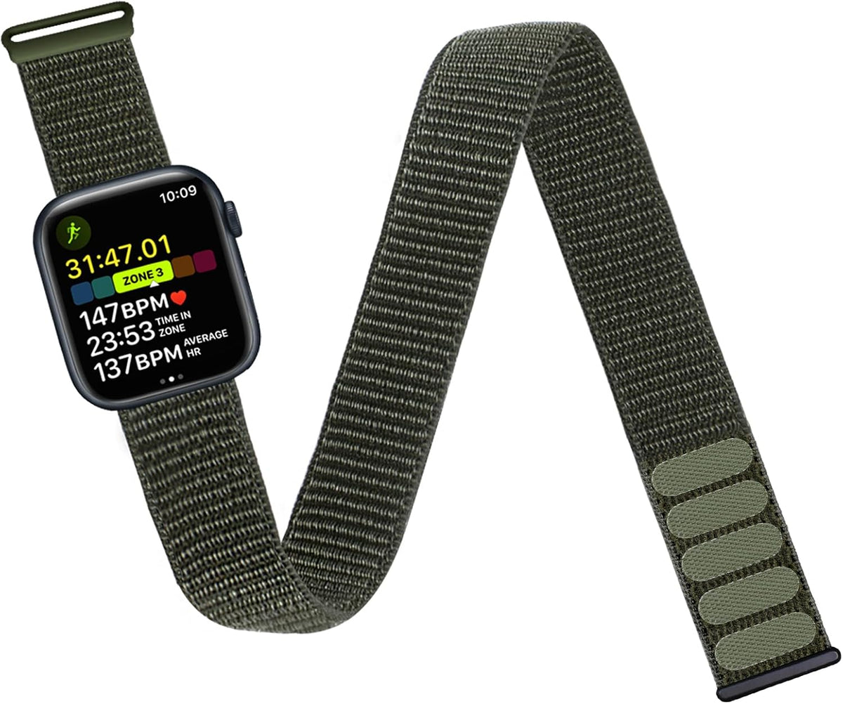 Ankle/Arm Band Compatible with Apple Watch 49/46/45/44/42/41/40/38mm | Breathable Nylon Ankle Strap Armband for Women Men, Fits iWatch SE Ultra Series 11 10 9 8 7 6 5 4 3 2 1 - Image 14