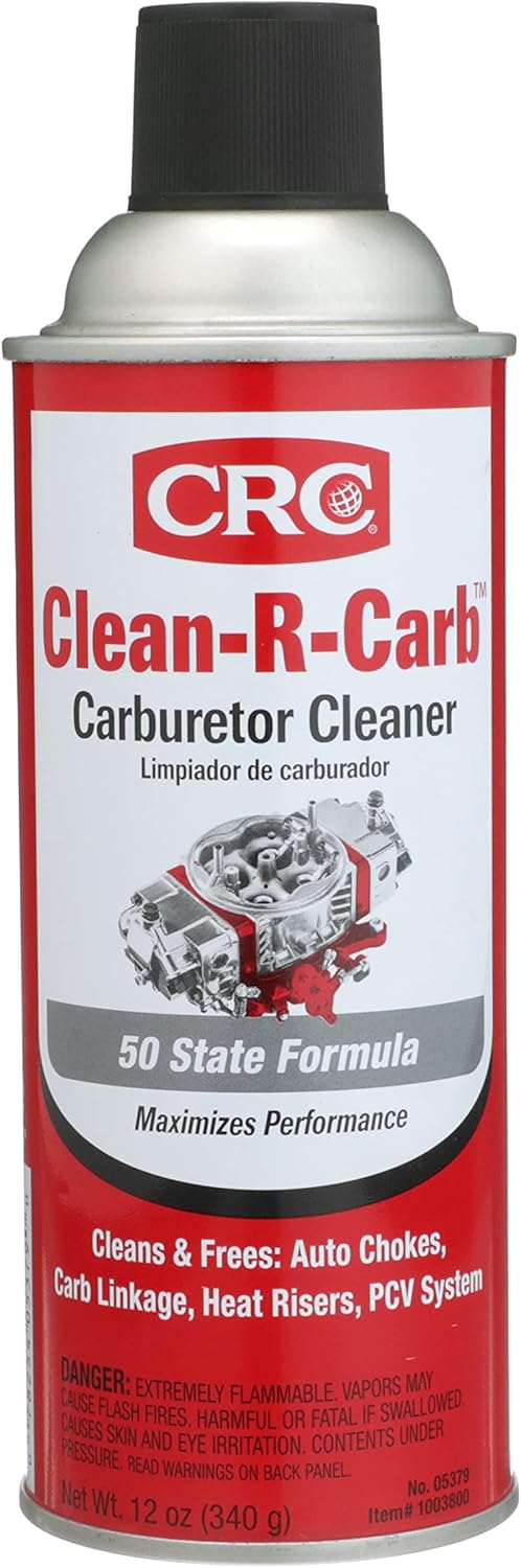 CRC Clean-R-Carb Carburetor Cleaner 12 weight ounce front view spray can