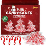 Yumzo Christmas Mini Candy Canes front view festive holiday packaging
