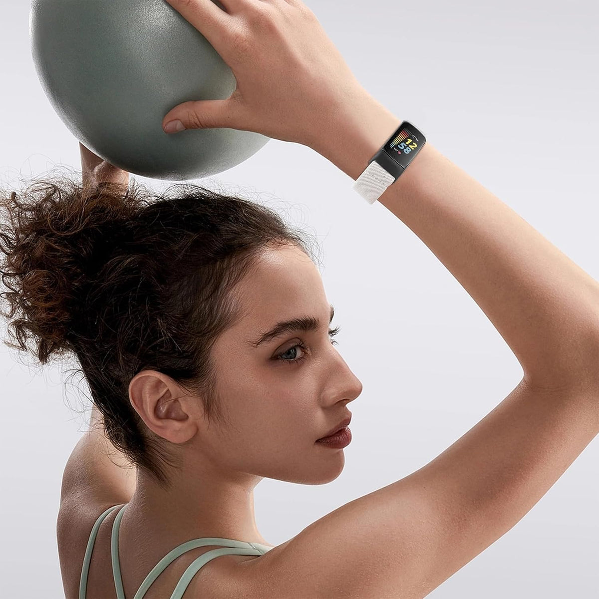 Secure snap-on connectors on Folavii fitness tracker wristband