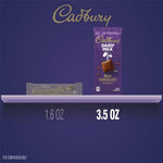 Authentic American Cadbury Dairy Milk bar close up shot