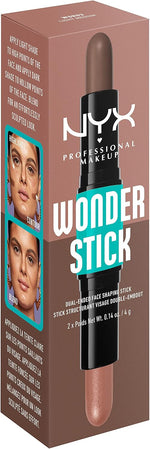 NYX PROFESSIONAL MAKEUP Wonder Stick, Face Shaping & Contouring Stick - Light Medium - Image 9