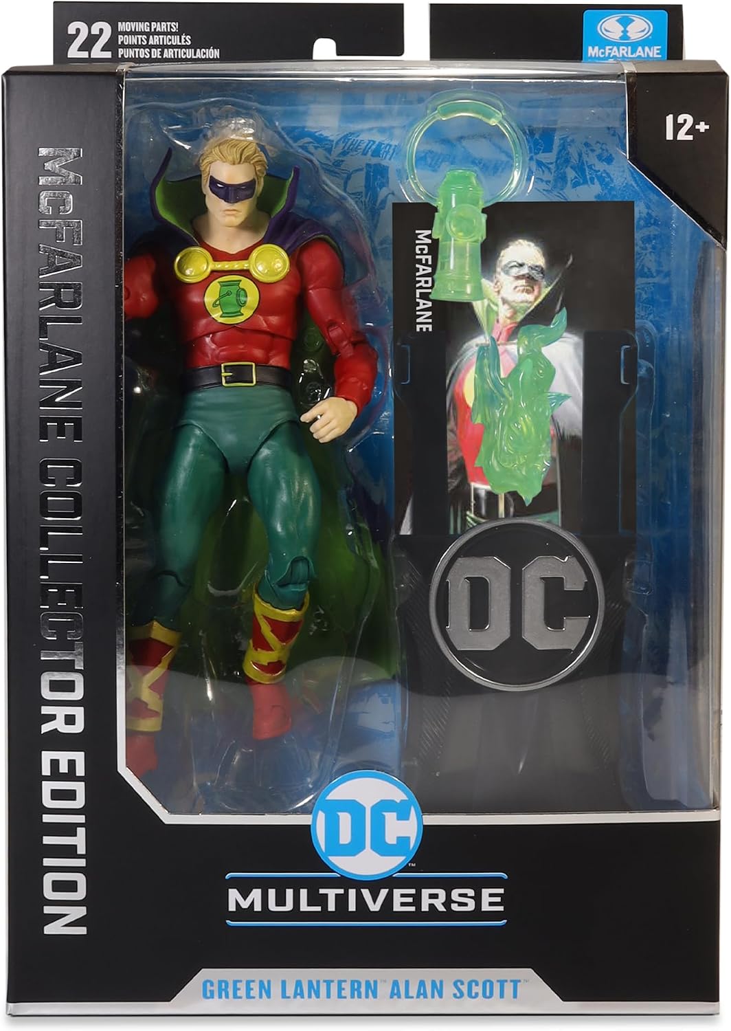 McFarlane Toys - DC Multiverse Green Lantern Alan Scott (Day of Vengeance) 7in Figure McFarlane Collector Edition | DC Multiverse Collector Edition 7 Inch Action Figure - Green Lantern Alan Scott - Image 9