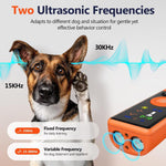 Side view of portable Ralyuni ultrasonic anti-barking controller
