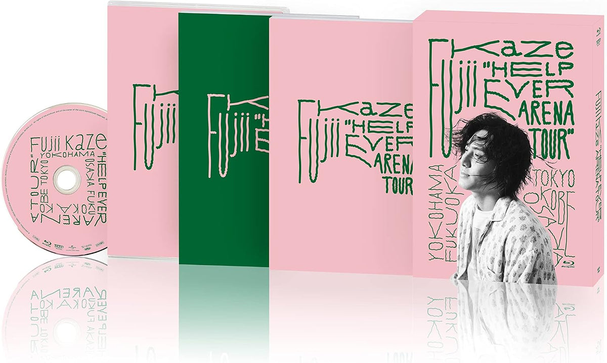 Fujii Kaze Help Ever Arena Tour Blu-Ray back cover and tracklist display