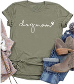 BOMYTAO dog mom t-shirt lifestyle flat lay view