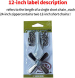 Nickel plated metal chain with fan and light bulb pendants