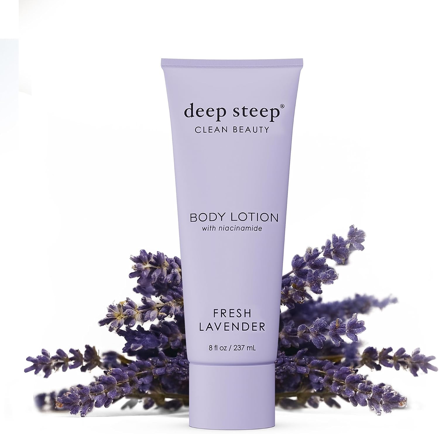 Deep Steep Fresh Lavender Body Lotion front view bottle