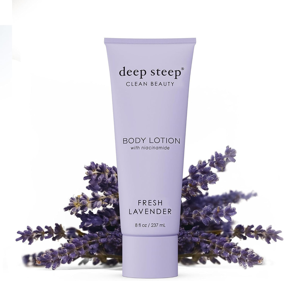 Deep Steep Fresh Lavender Body Lotion front view bottle