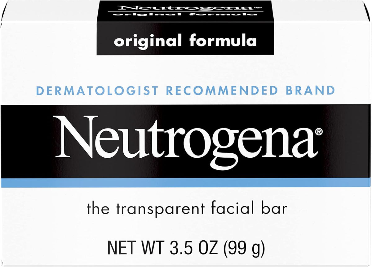 Neutrogena facial cleansing bar packaging and box