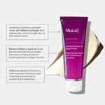 Murad overnight face mask packaging box for dry skin