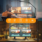 Touch-sensitive control panel on Ailbton LED desk light