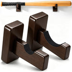 2PCS Double-Tier Baseball Bat Display Wall Mount Rack | Horizontal Hanger with Protective Soft Liner, Display Holder Fits Baseball & Softball Bats, for Sports Memorabilia Collection - Image 14