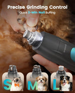 Full body grooming kit components including the standard electric trimmer blade and cleaning brush.