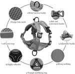 Shudyear adjustable anti escape cat vest side view comfortable walking gear